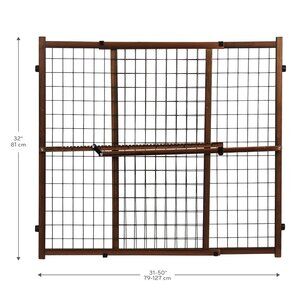 Wire Mesh Pet Safety Gate, Pressure Mounted Dog Gate